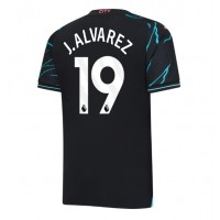 Camisa de Futebol Manchester City Julian Alvarez #19 Equipamento Alternativo 2023-24 Manga Curta